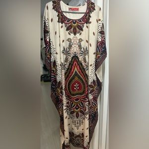 maxi dress/half sleeves abaya